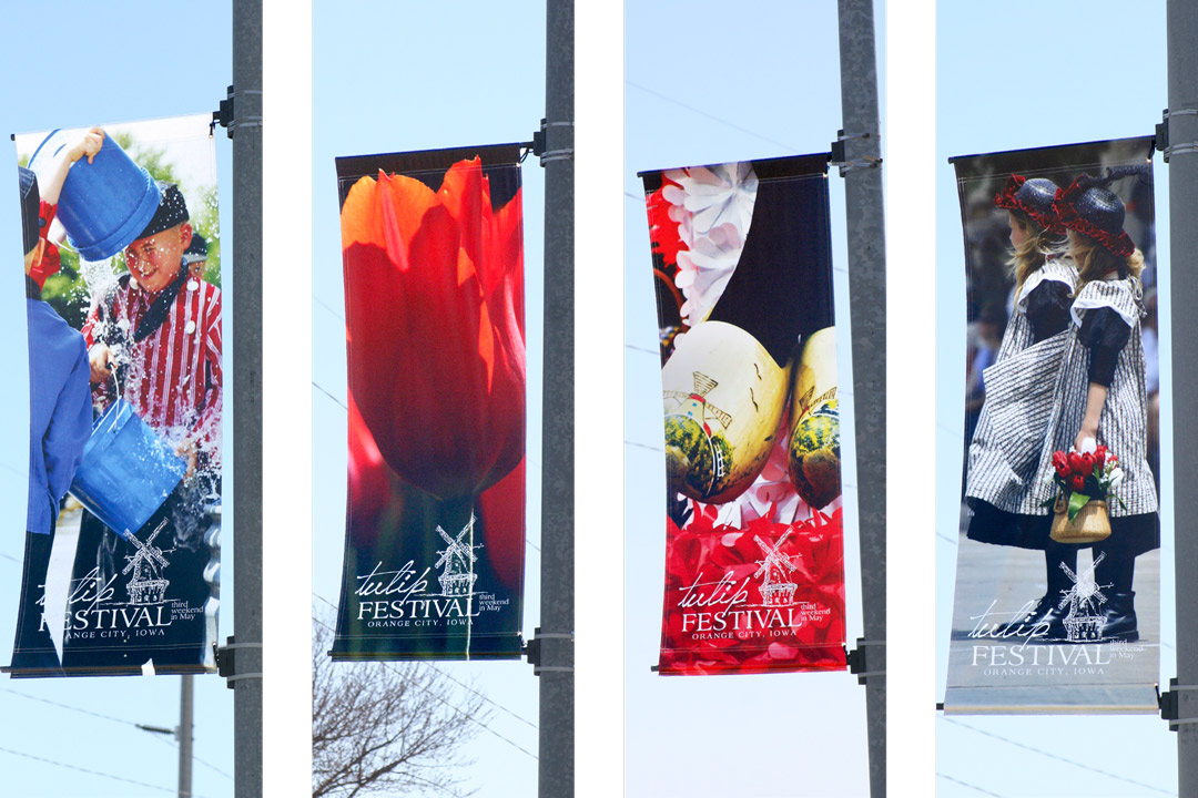 Tulip Festival Receives Funding for New Light Pole Banners – Orange City Tulip Festival